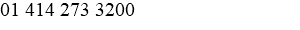 01 414 273 3200
